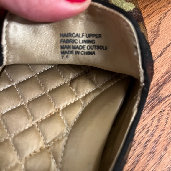 Birdies Blackbird loafer in Camo sz 7.5 - Picture 6 of 7